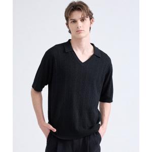 ポロシャツ 半袖 「Parts Lab.」Summer Knit Short-sleeve Polo Shirt / 半袖サマーニットポロシャツ メンズ レディース