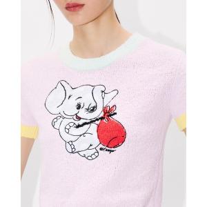 'KENZO Cartoon' クロップド トップス イン スポンジー コットン レディース