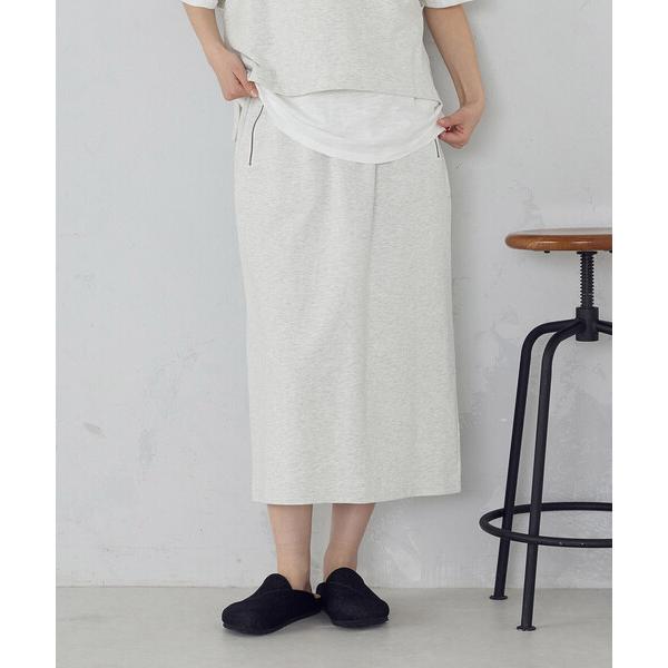 スカート 裏毛ナロースカート/セットアップ対応