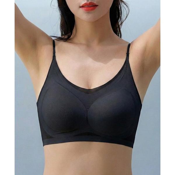 スポーツブラ 細紐極薄冷感ブラ