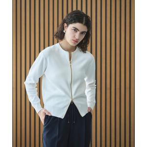 ニット セーター Wジップニットブルゾン「CLEAN MOTION」 レディース
