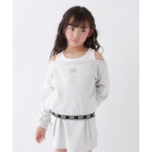 トレーナー 「10C REPIPI」HEMロゴオフショルスウェット キッズ 子供服 女の子