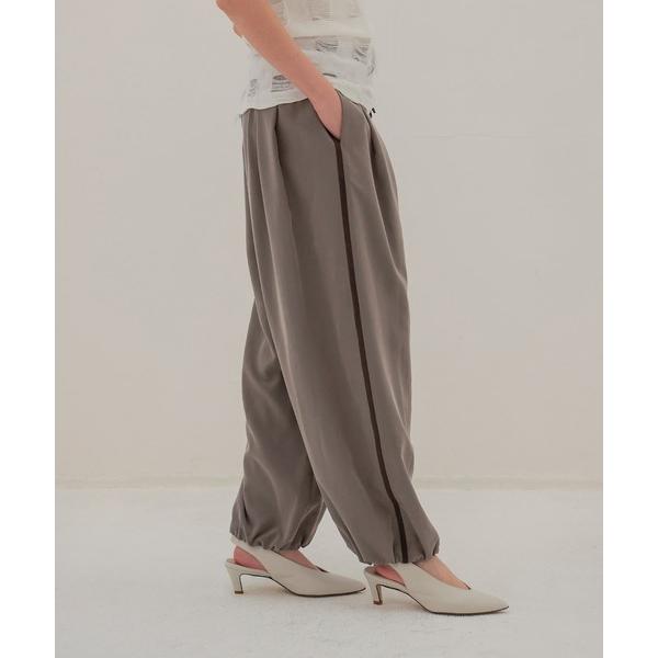 パンツ gather balloon line pants(ギャザーバルーンラインパンツ) レディー...