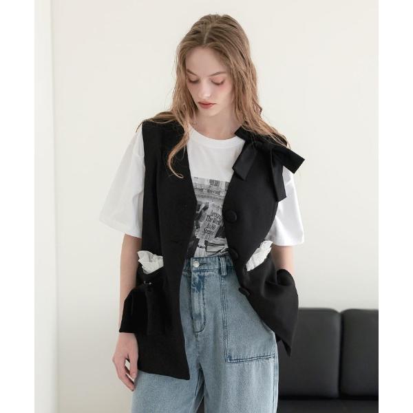 ベスト ジレ レディライクジレ レディース