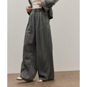 ジーンズ デニム デニムパンツ ライトデニムイージーパンツ レディース