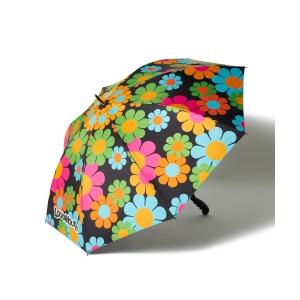 日傘 uvカット 傘 LOUDMOUTH/ラウドマウス ゴルフウェア UV対策 雨対策 総柄 晴雨兼用 傘 レディース