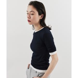 tシャツ 半袖 2PACKシアーハーフスリーブTEE レディース
