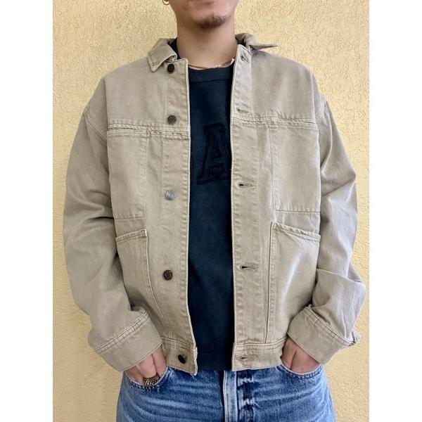 カバーオール ボクシー アイコンデニムジャケット メンズ