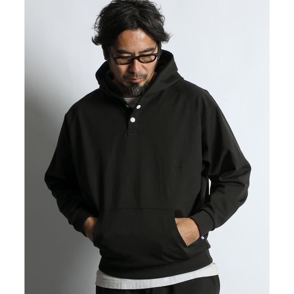 パーカー 「AIR FLEX」SETUP HENLEY HOODIE：機能素材 「エアフレックス」セ...