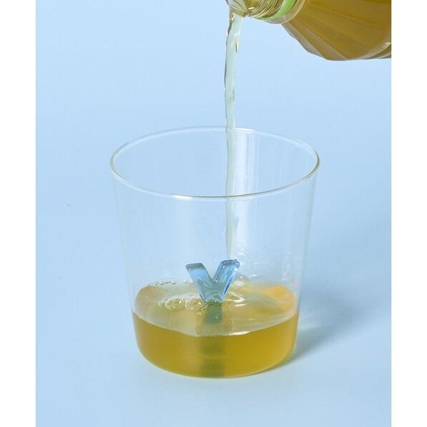 タンブラー Kindly Yours glass cup　イニシャルグラス