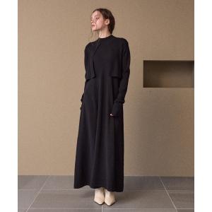 ワンピース Layer Cape Ensemble Dress