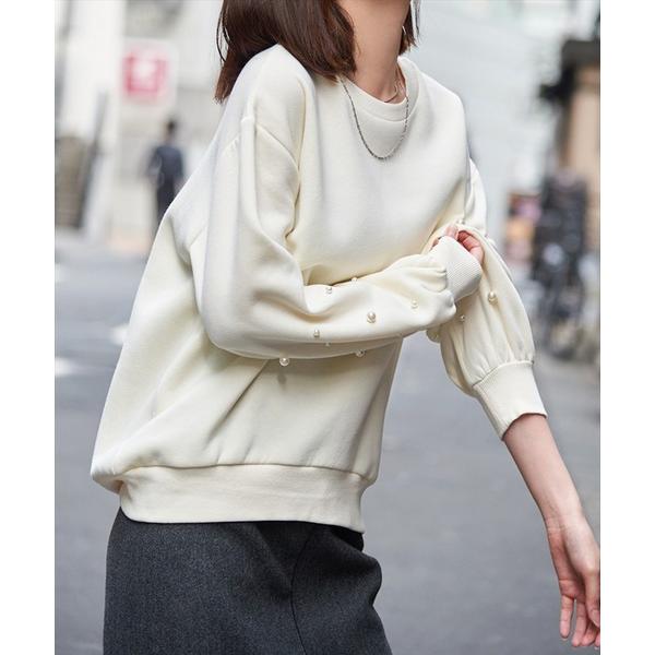 「STYLEBLOCK」 スウェットカットソー FREE アイボリー レディース