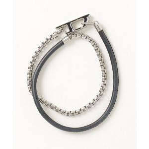 「DIESEL」 ブレスレット UNI ブラック メンズ