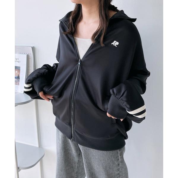 「AS KNOW AS plus」 ジャージブルゾン FREE ブラック レディース
