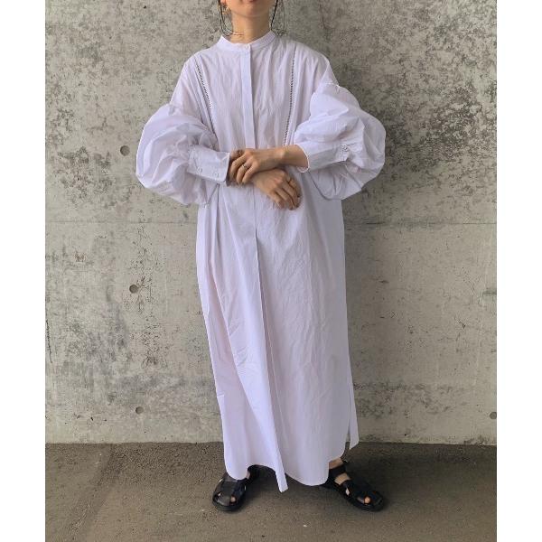 「INTER FACTORY」 長袖ワンピース FREE ホワイト レディース