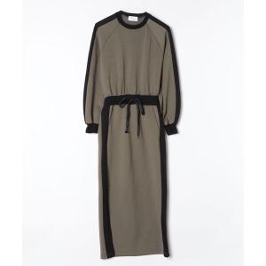 「A + TOKYO」 長袖ワンピース 1 グリーン レディース