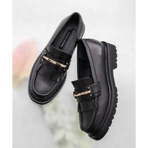 ローファー 「PARADIS COULEUR」メタルバーフリンジローファー(361610) レディース