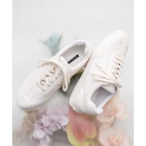 スニーカー 「PARADIS COULEUR」異素材コンビロープロファイルスニーカー(365000) レディース