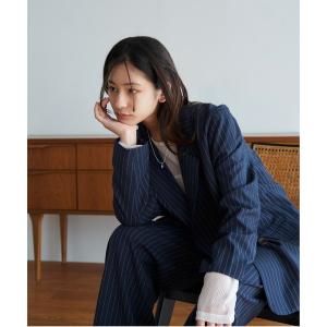 セットアップ stripe jacket set up レディース