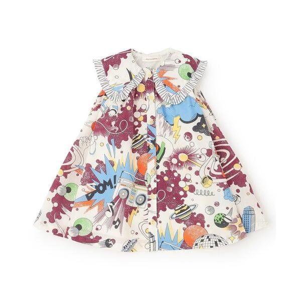 ワンピース 「親子リンク」LUKEY  S ROBOTワンピース キッズ 子供服 女の子