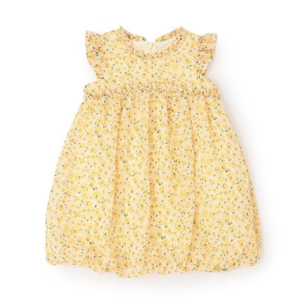 ワンピース プチフルールバルーンワンピース キッズ 子供服 女の子