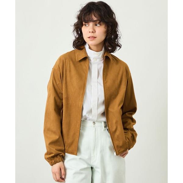 ブルゾン アウター 「GREY LABEL」Faux Suede ブルゾン レディース