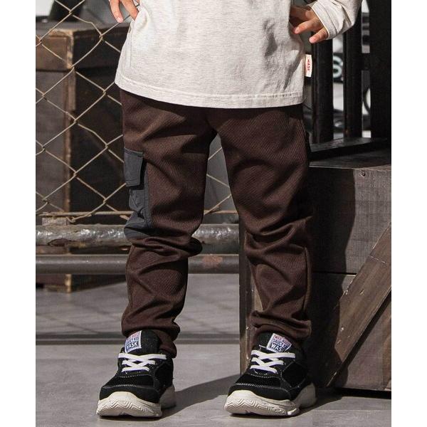 パンツ ロゴ刺しゅうストレッチツイルジョガーパンツ(100~160cm) キッズ 子供服 男の子