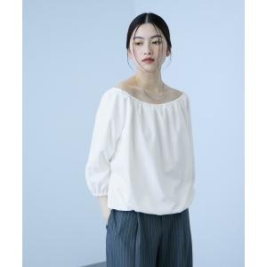 ブラウス シャツ 撥水バルーンブラウス「手洗い可能」 レディース