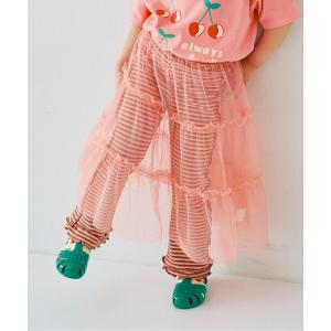 スカート 「再入荷」チュール3WAYオーバーレイヤードスカート キッズ 子供服 女の子