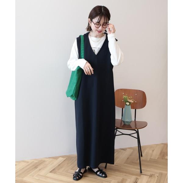 ワンピース スキッパーポンチパーカーワンピース