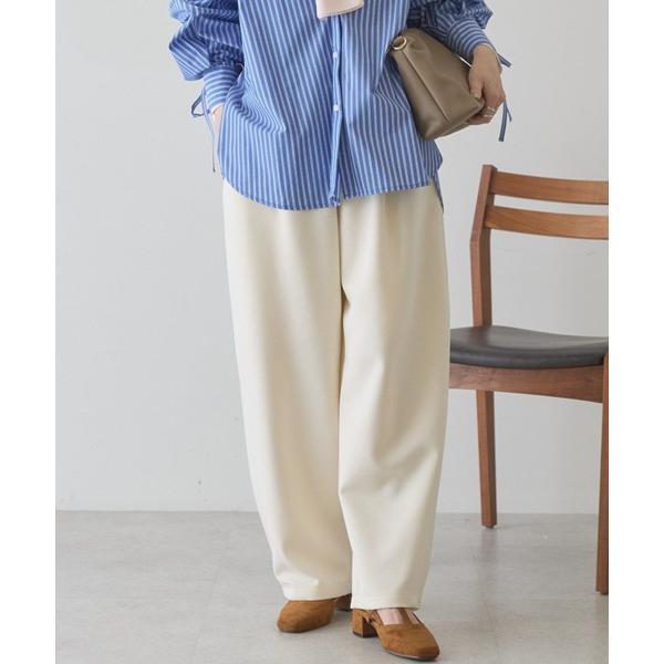 スウェットパンツ ジャージ フロントタックポンチカーブパンツ レディース