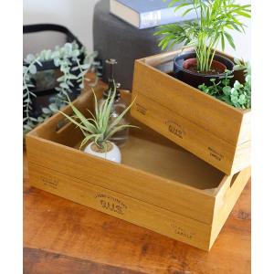 花瓶 ウッドボックス(L) / 655801
