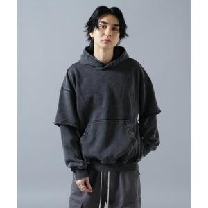 パーカー 「WEB＆DEPOT限定」DankeSchon/ダンケシェーン/LAYERED HOODIE レディース メンズ
