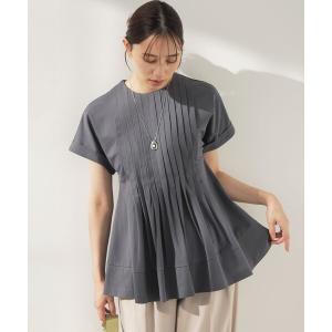 uvカット tシャツ 半袖 サマージャージーブラウスライク カットソー レディース