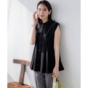 tシャツ ツイルジャージーペプラム カットソー レディース