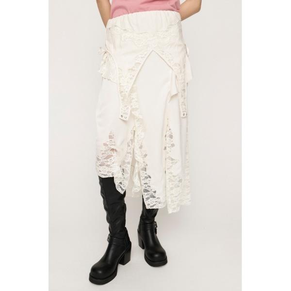 スカート 2WAY LACED SLIP OP SK 2ウェイレースドスリップワンピーススカート 春...