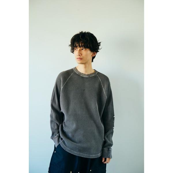 tシャツ I LOVE LA / 3/4 SLEEVE WAFFLE TEE メンズ レディース