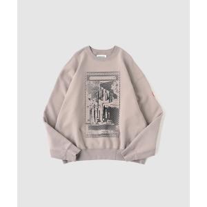 トレーナー スウェット C.E / シーイー cavempt MD Ostension CREW NECK BEIGE メンズ レディース