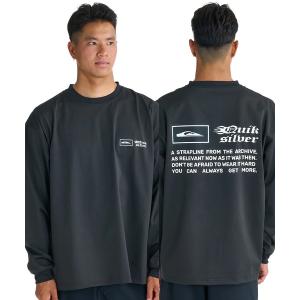 tシャツ 速乾 QUIKSILVER メンズ MERCURY BOX LS 長袖サーフTシャツ 「2026年春夏モデル」/クイックシルバー速乾水陸両用UVカット接触冷感ラッシュガード
