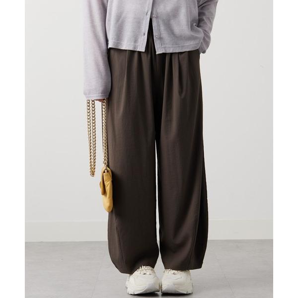 パンツ サラリ快適ビンテージカーブパンツ６１丈 レディース