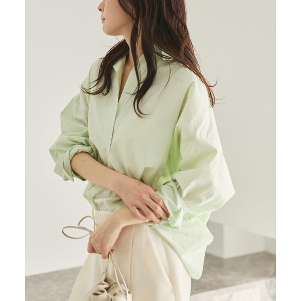 ブラウス シャツ 「追加」R’IAM フォルムスキッパーシャツ レディース