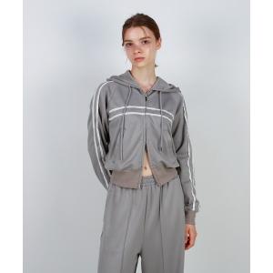 パーカー TAFFY LINE ZIP-UP/タフィーラインジップアップ レディース