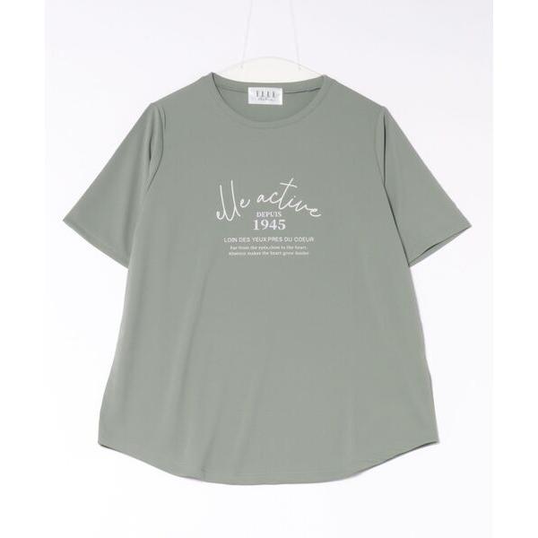 tシャツ 「Ｅ／Ａ」裏メッシュ裾ラウンドチュニック レディース