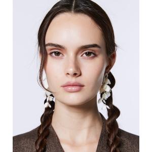 ピアス アーチフラワーピアス レディース