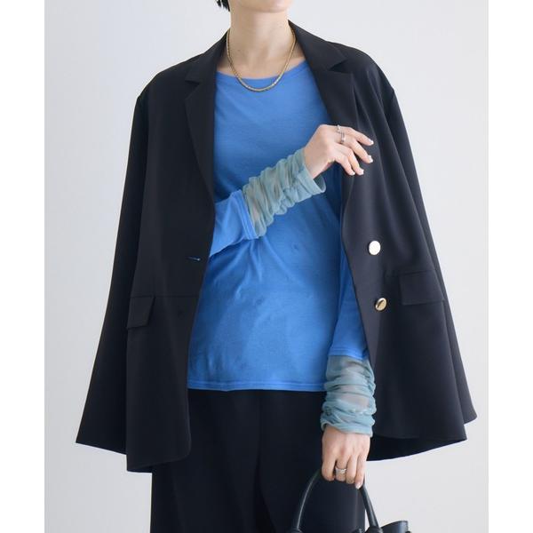 ジャケット テーラードジャケット SUGARROSE　バックデザインジャケット レディース