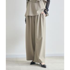 パンツ cloche ドライタッチツータックパンツ レディース