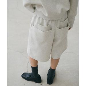 ワイドパンツ スウェットパンツ ジャージ Pocket Sweat Half Pants レディース メンズ