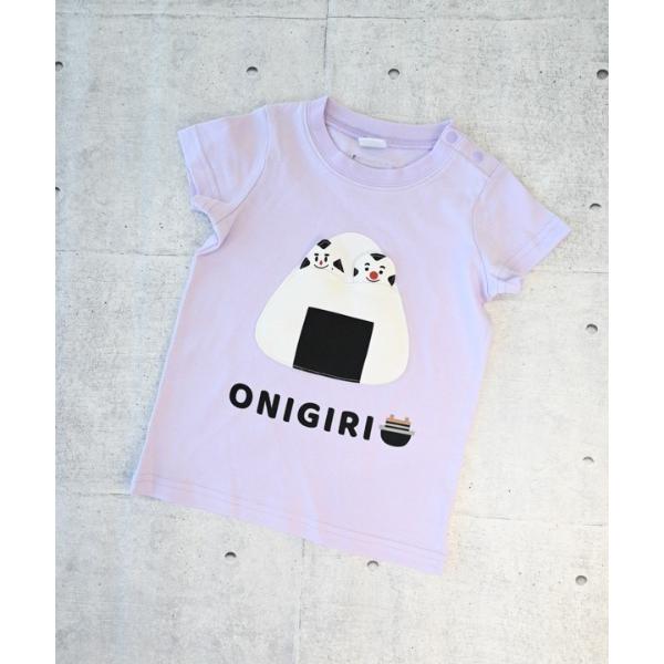 tシャツ CHEEK ROOM/チークルーム おにぎり Tシャツ キッズ 子供服 男の子 女の子