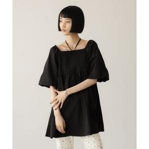ブラウス シャツ ペプラムチュニックＳＳ 660871 レディース