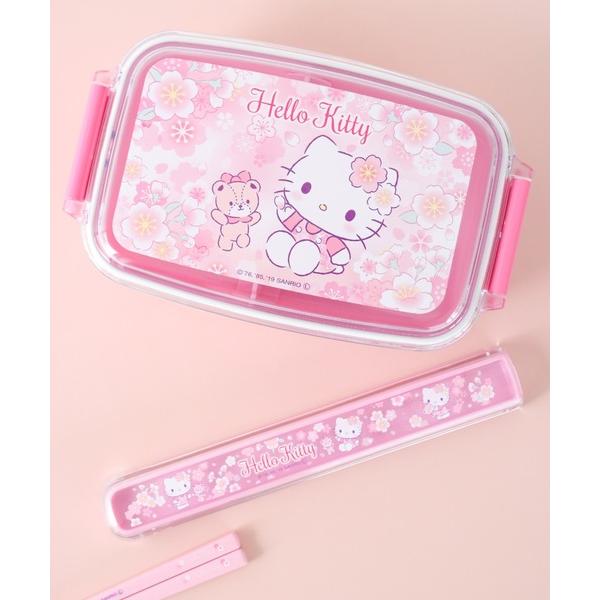 弁当箱 「SANRIO/サンリオ」ハローキティ さくら ランチボックス PL-1R (仕切付）